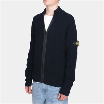 Stone Island Jr. Cardigan Navy Blue